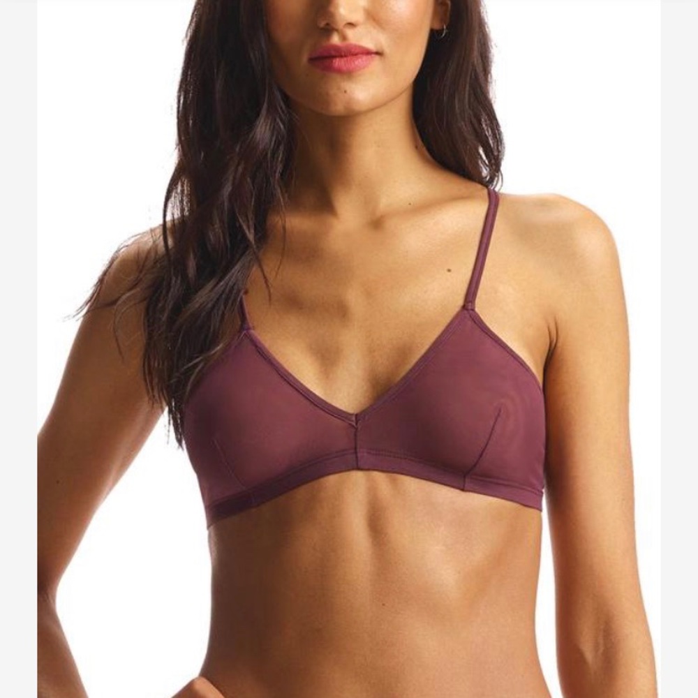 Commando Chic Mesh Triangle Bralette